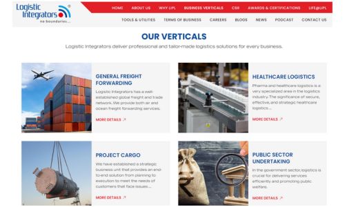 Logistic Integrators - Business Verticals